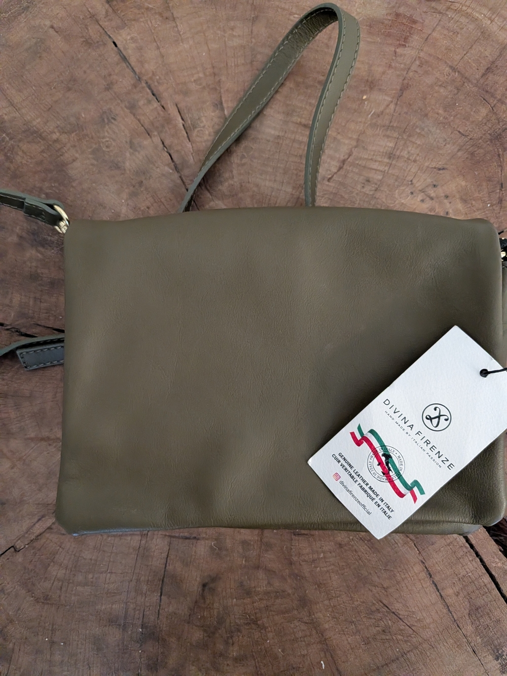 Olive Green Crossbody Bag